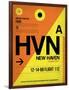 HVN New Haven Luggage Tag I-NaxArt-Framed Art Print