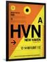 HVN New Haven Luggage Tag I-NaxArt-Framed Art Print