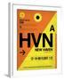 HVN New Haven Luggage Tag I-NaxArt-Framed Art Print