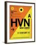 HVN New Haven Luggage Tag I-NaxArt-Framed Art Print