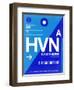 HVN New Haven Luggage Tag II-NaxArt-Framed Art Print