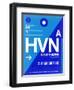 HVN New Haven Luggage Tag II-NaxArt-Framed Art Print