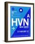 HVN New Haven Luggage Tag II-NaxArt-Framed Art Print