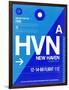 HVN New Haven Luggage Tag II-NaxArt-Framed Art Print