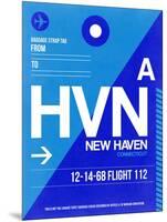 HVN New Haven Luggage Tag II-NaxArt-Mounted Art Print