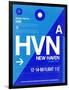 HVN New Haven Luggage Tag II-NaxArt-Framed Art Print