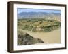 Hwang Ho, the Yellow River, in Qinghai Province, China-Gina Corrigan-Framed Photographic Print