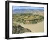 Hwang Ho, the Yellow River, in Qinghai Province, China-Gina Corrigan-Framed Photographic Print