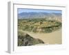 Hwang Ho, the Yellow River, in Qinghai Province, China-Gina Corrigan-Framed Photographic Print