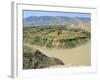 Hwang Ho, the Yellow River, in Qinghai Province, China-Gina Corrigan-Framed Photographic Print