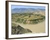 Hwang Ho, the Yellow River, in Qinghai Province, China-Gina Corrigan-Framed Photographic Print