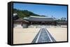 Hwaseong Haenggung Palace, UNESCO World Heritage Site, Fortress of Suwon, South Korea, Asia-Michael-Framed Stretched Canvas