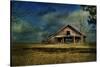 Hwy82 Barn-Barbara Simmons-Stretched Canvas