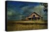 Hwy82 Barn-Barbara Simmons-Stretched Canvas