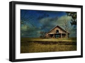 Hwy82 Barn-Barbara Simmons-Framed Giclee Print