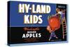 Hy-Land Kids Brand Apples-null-Stretched Canvas
