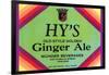 Hy's Old Style Ginger Ale-null-Framed Art Print