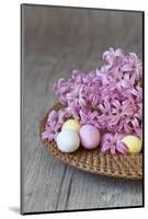 Hyacinth Blossoms and Easter Eggs-Andrea Haase-Mounted Photographic Print