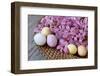 Hyacinth Blossoms and Easter Eggs-Andrea Haase-Framed Photographic Print