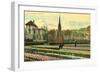 Hyacinth Fields, Sassenheim, Holland-null-Framed Art Print