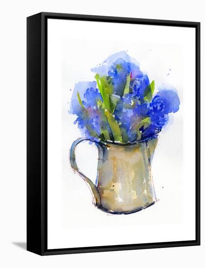 Hyacinth in Pitcher, 2014-John Keeling-Framed Stretched Canvas