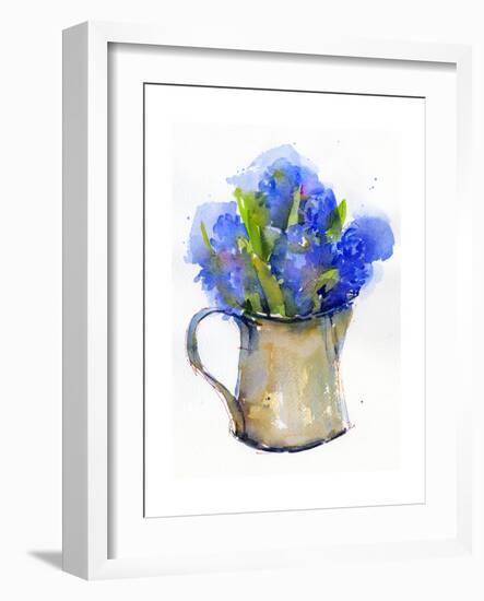 Hyacinth in Pitcher, 2014-John Keeling-Framed Giclee Print