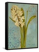 Hyacinth on Teal I-Lanie Loreth-Framed Stretched Canvas
