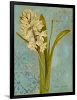 Hyacinth on Teal I-Lanie Loreth-Framed Art Print