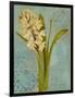 Hyacinth on Teal I-Lanie Loreth-Framed Art Print