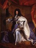 Louis XIV, King of France (1638-171), 1702-Hyacinthe François Honoré Rigaud-Giclee Print