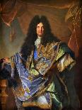 Portrait of Louis XV in His Royal Costume-Hyacinthe François Honoré Rigaud-Giclee Print