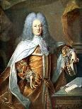 Louis XIV, King of France (1638-1715) in Royal Costume, 1701-Hyacinthe Rigaud-Giclee Print