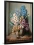 Hyacinths in a Pottery Vase-Albert Williams-Framed Giclee Print