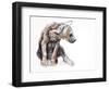 Hyaena Pup, 2019-Mark Adlington-Framed Giclee Print