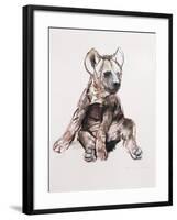 Hyaena Pup, 2019,-Mark Adlington-Framed Giclee Print