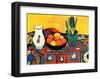 Hyazinthenteppich Still Life-Auguste Macke-Framed Art Print