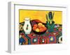 Hyazinthenteppich Still Life-Auguste Macke-Framed Art Print