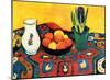 Hyazinthenteppich Still Life-Auguste Macke-Mounted Art Print