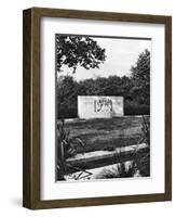 Hyde Park Bird Sanctuary and Hudson Memorial, London, 1926-1927-McLeish-Framed Giclee Print