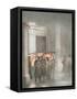 Hyde Park Coffee Stall-Yoshio Markino-Framed Stretched Canvas