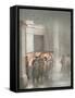 Hyde Park Coffee Stall-Yoshio Markino-Framed Stretched Canvas