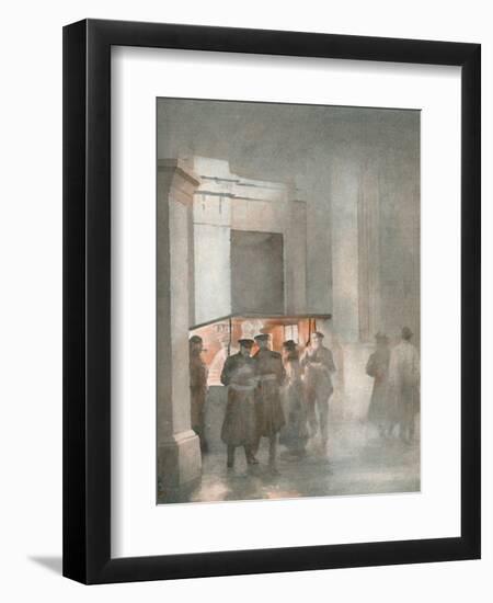 Hyde Park Coffee Stall-Yoshio Markino-Framed Premium Photographic Print