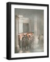 Hyde Park Coffee Stall-Yoshio Markino-Framed Photographic Print