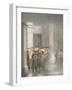 Hyde Park Coffee Stall-Yoshio Markino-Framed Photographic Print