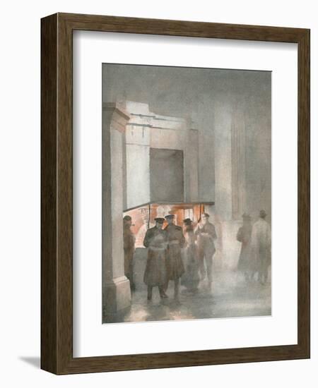 Hyde Park Coffee Stall-Yoshio Markino-Framed Photographic Print