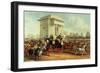 Hyde Park Corner, after James Pollard, Published by Ackermann, 1836-null-Framed Giclee Print