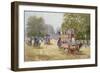 Hyde Park Corner, C.1890-John Sutton-Framed Giclee Print