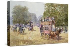 Hyde Park Corner, C.1890-John Sutton-Stretched Canvas