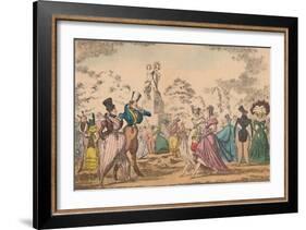 'Hyde Park Corner in 1822', c1870-George Cruikshank-Framed Giclee Print