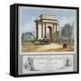 Hyde Park Corner, London, C1835-William Spooner-Framed Stretched Canvas